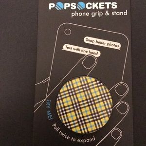 Cute Plaid Popsocket